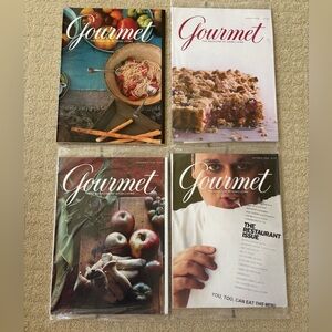 Set of 4 Gourmet Magazines 2006 Magazine Collection NIB NWT